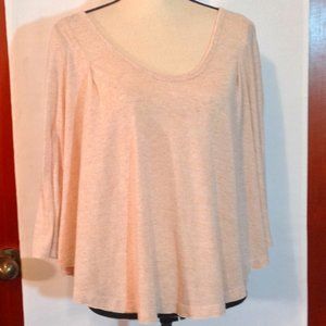 We The Free Linen blend Soft Flowy Oversized Top